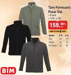 TAM FERMUARLI POLAR ÜST ERKEK TAM FERMUARLI POLAR ÜST ERKEK